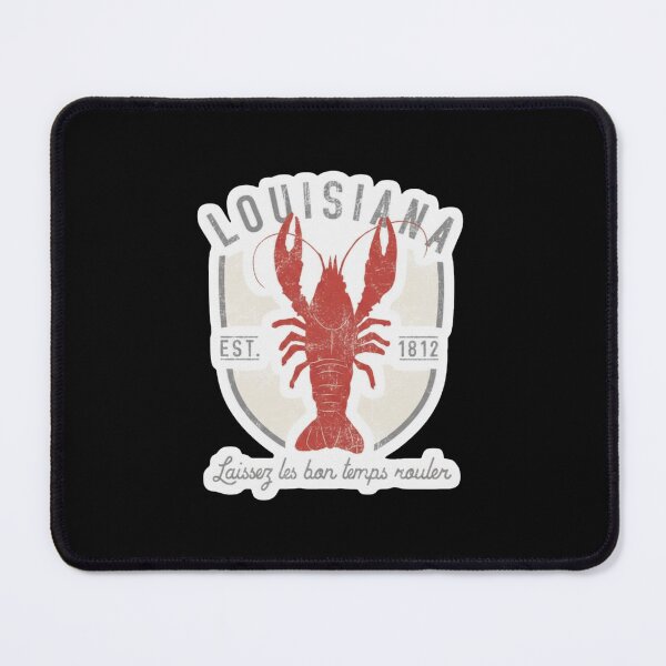 Item preview, Louisiana Crawfish Laissez Les Bon Temps Rouler Sticker designed and sold by FestivityFinds.