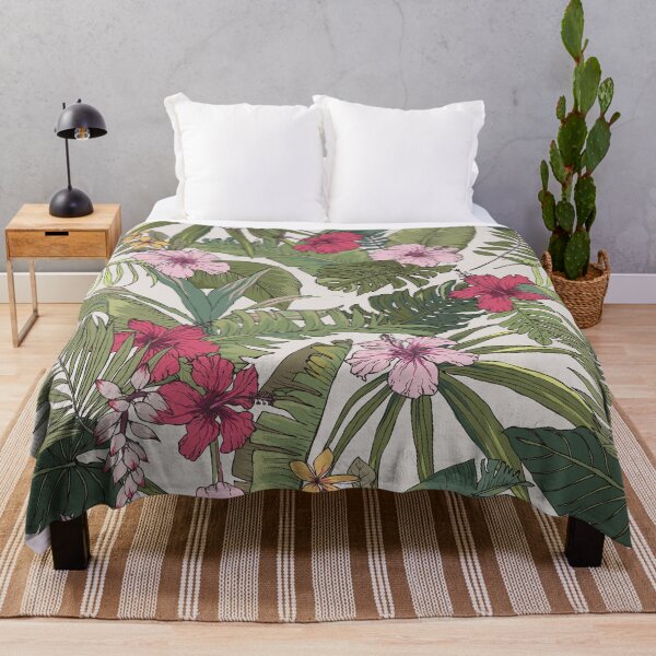 Item preview, Tropical Botanical Hibiscus Flower Pattern designed and sold by Johnnies.