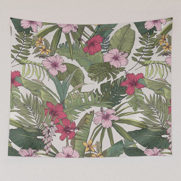 Item preview, Tropical Botanical Hibiscus Flower Pattern designed and sold by Johnnies.