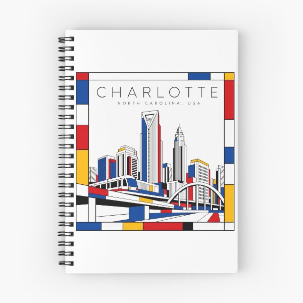 Item preview, Charlotte Mondrian style poster 3D designed and sold by CMYKStudio.