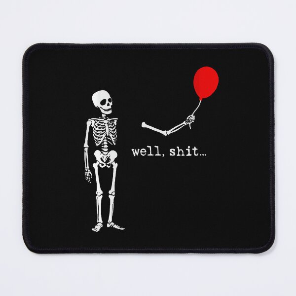 Item preview, Funny Skeleton Lost Balloon Spooky Halloween Meme designed and sold by Khescoiu.