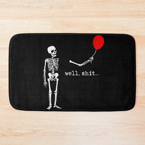 Item preview, Funny Skeleton Lost Balloon Spooky Halloween Meme designed and sold by Khescoiu.