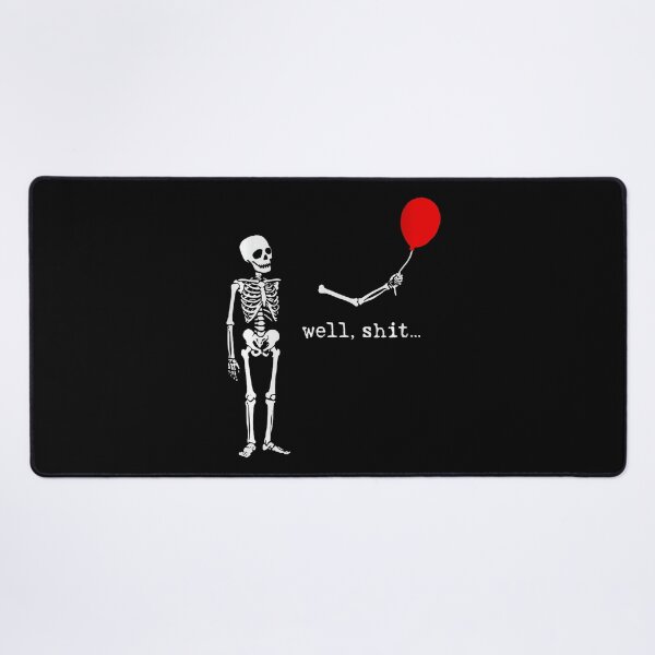 Item preview, Funny Skeleton Lost Balloon Spooky Halloween Meme designed and sold by Khescoiu.