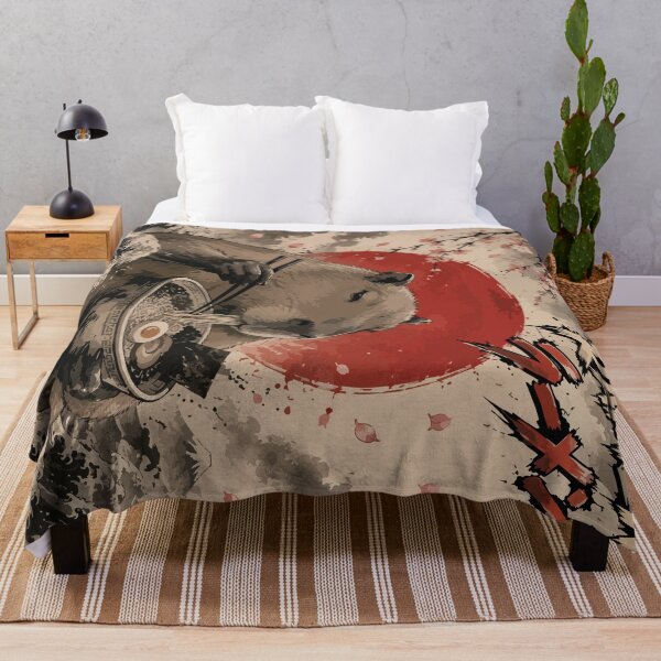 Item preview, Capybara Ramen Sumie Japanese Vintage designed and sold by TomFrontierArt.
