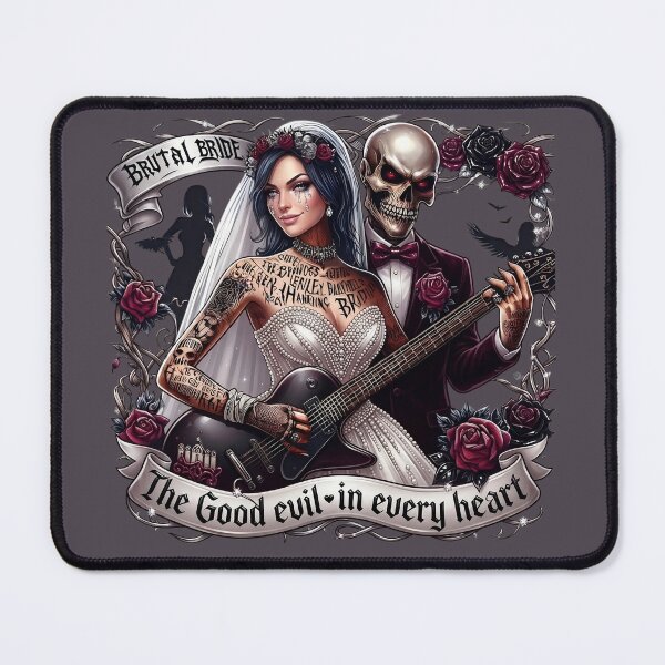 Item preview, Brutal Bride Gothic Skeleton Guitar designed and sold by Voodoo Store Paranormal Collections.