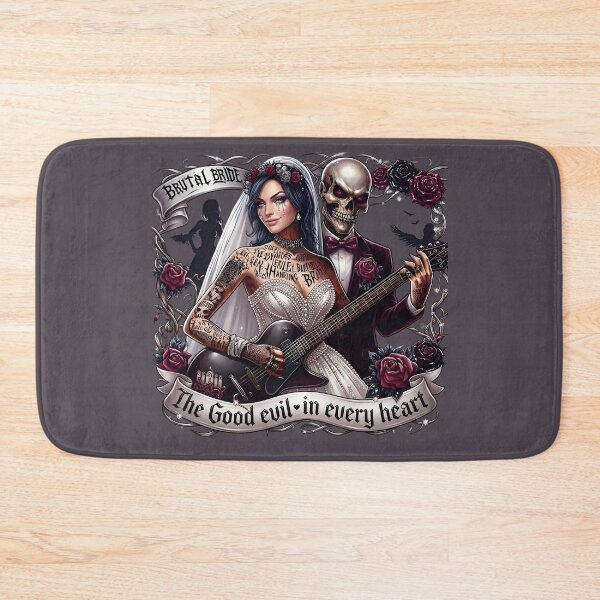 Item preview, Brutal Bride Gothic Skeleton Guitar designed and sold by Voodoo Store Paranormal Collections.