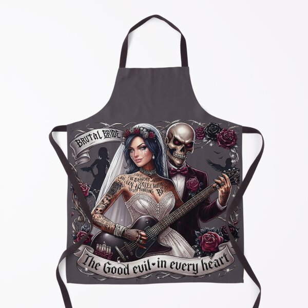 Item preview, Brutal Bride Gothic Skeleton Guitar designed and sold by Voodoo Store Paranormal Collections.