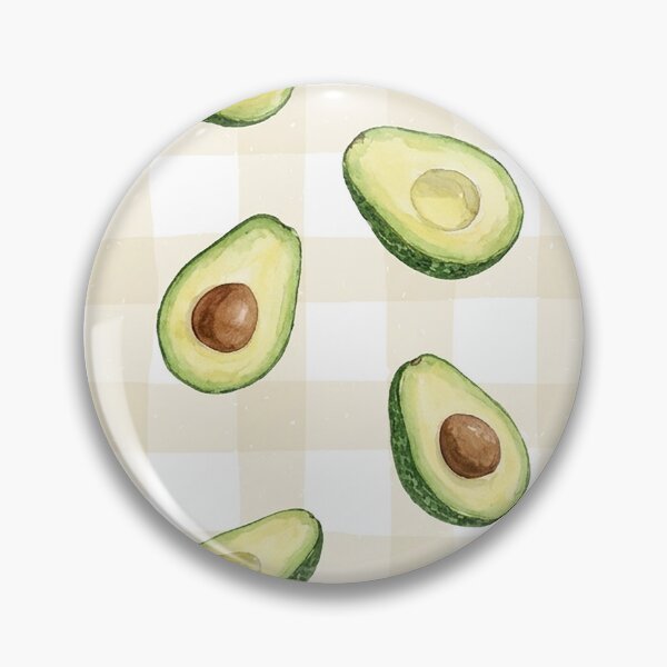 Item preview, slice avocado pattern designed and sold by tampansgang.
