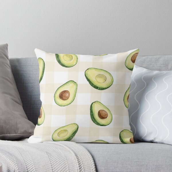 Item preview, slice avocado pattern designed and sold by tampansgang.