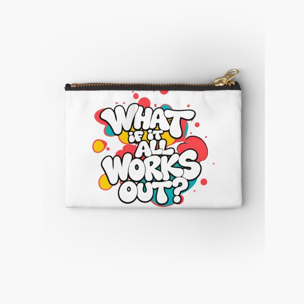Item preview, What If It All Works Out? Positive Thinking Motivation Inspiration Optimism designed and sold by SkeletonsDanger.