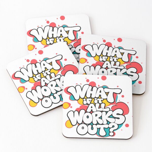 Item preview, What If It All Works Out? Positive Thinking Motivation Inspiration Optimism designed and sold by SkeletonsDanger.