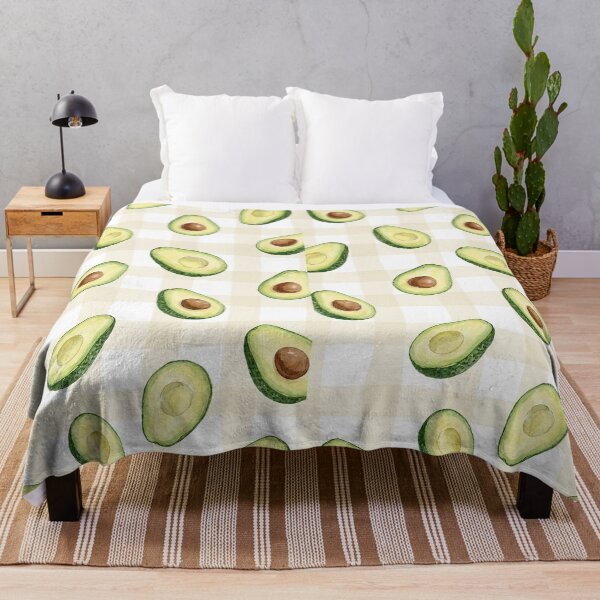 Item preview, slice avocado pattern designed and sold by tampansgang.