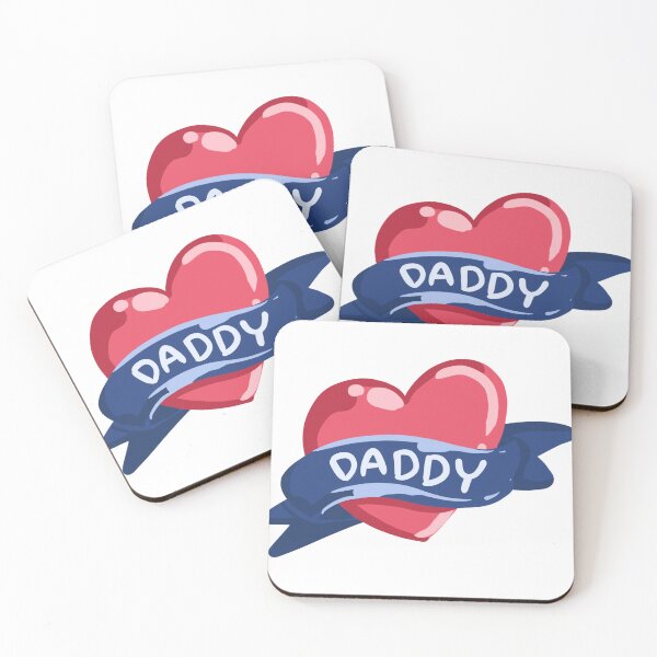 Item preview, Red Daddy Tattoo Heart Banner   designed and sold by AnimaliaStar.