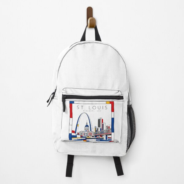 Item preview, St. Louis Mondrian style poster 3D designed and sold by CMYKStudio.