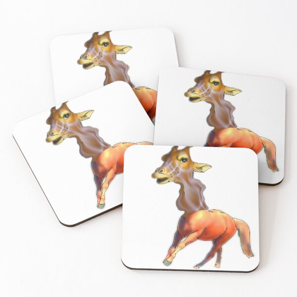 Item preview, Horse Wearing a giraffe Hat – animalzinhats designed and sold by Ashley’sAnimalz.