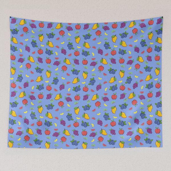 Item preview, Cute Tropical Fruit Medley - Seamless Pattern designed and sold by Sasitee.