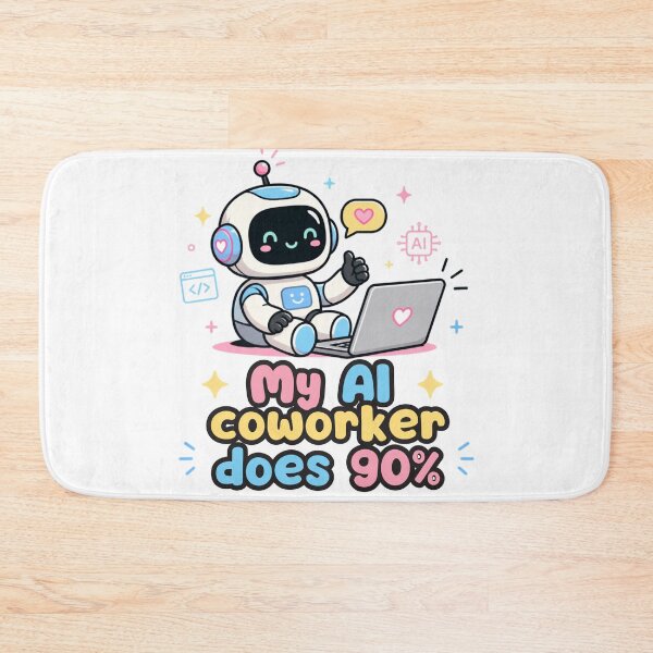 Item preview, AI Coworker Does 90 Percent Funny Robot  Tech Programmers designed and sold by BellabdO.