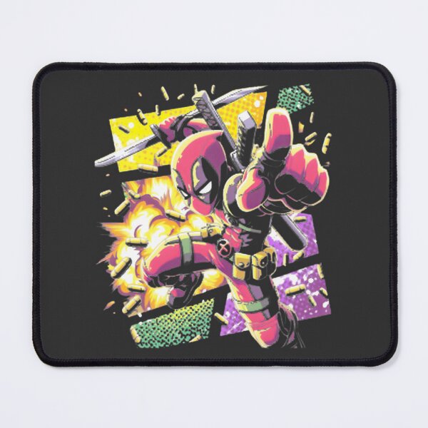 Item preview, Deadpool Dual Katana Comic Art – Merc With A Mouth Action Illustration PERFECT GIFT FOR YOU AND FRIENDS designed and sold by TheEdward.