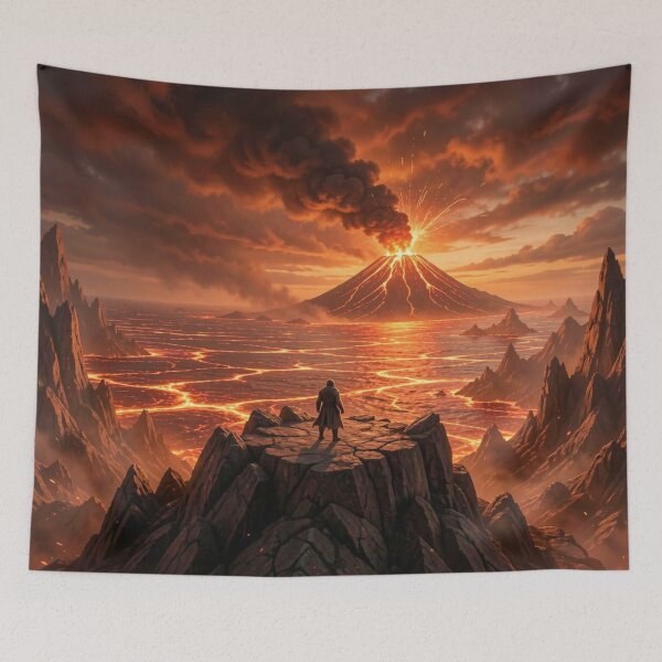 Item preview, Volcano Fire Rise – Surreal Lava Vision designed and sold by FotoworldEdel.