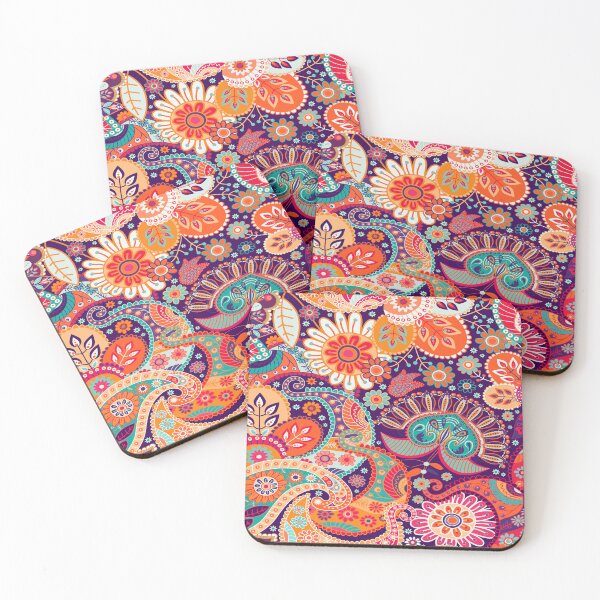 Item preview, VibraPatternnt Bohemian Paisley Floral  designed and sold by Johnnies.