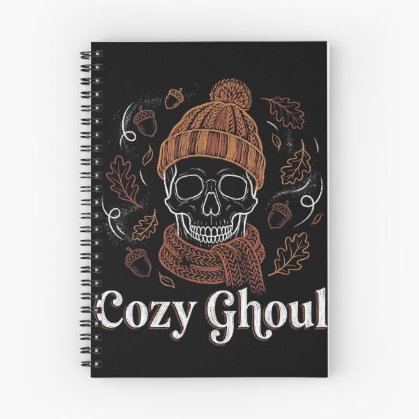 Item preview, Cozy Ghoul Skeleton Beanie Scarf Autumn Leaves Halloween designed and sold by TeNovaStudio.