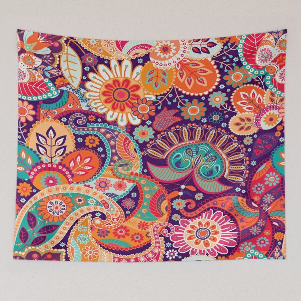 Item preview, VibraPatternnt Bohemian Paisley Floral designed and sold by Johnnies.