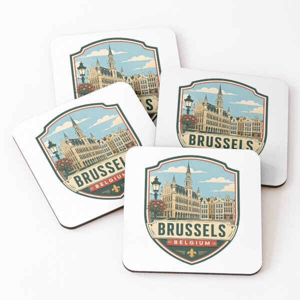 Item preview, Brussels Belgium Travel City Souvenir Explorer designed and sold by Simsimah26Parks.