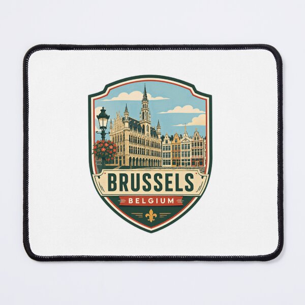 Item preview, Brussels Belgium Travel City Souvenir Explorer designed and sold by Simsimah26Parks.