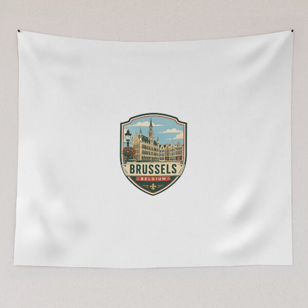 Item preview, Brussels Belgium Travel City Souvenir Explorer designed and sold by Simsimah26Parks.