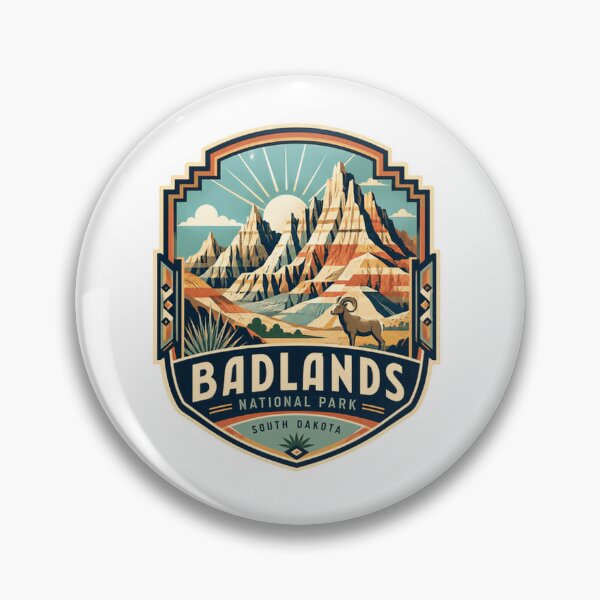Item preview, Badlands National Park South Dakota Travel Adventure Souvenir designed and sold by Simsimah26Parks.