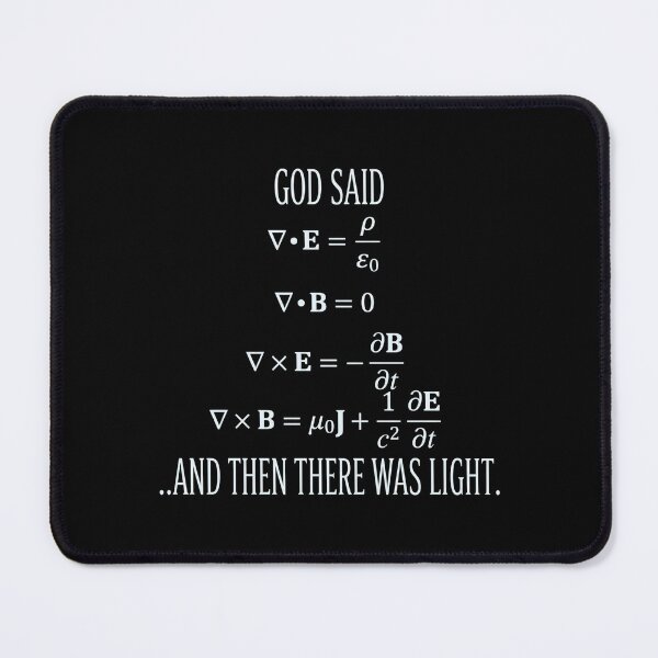 Item preview, Maxwell's Equations - God Said, and There Was Light designed and sold by Shopeon Designs.
