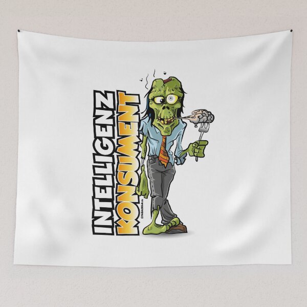 Item preview, Intelligence Consumer Zombie Shirt Printing designed and sold by paragram.