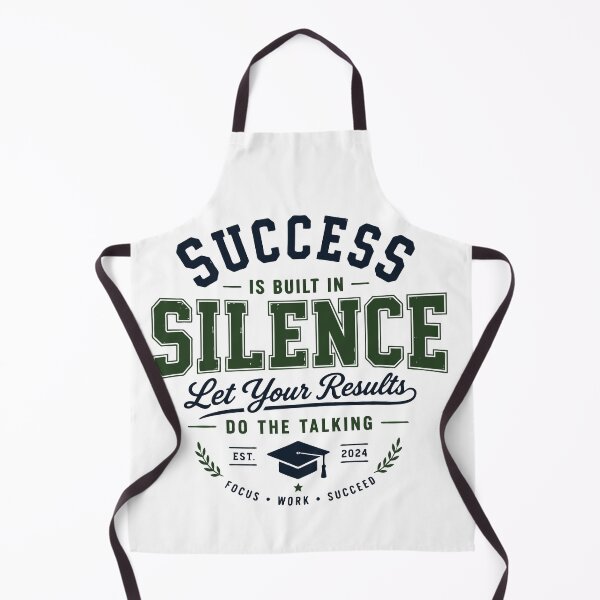 Item preview, Success Is Built in Silence Student Motivation Design designed and sold by Sunday.Supply.