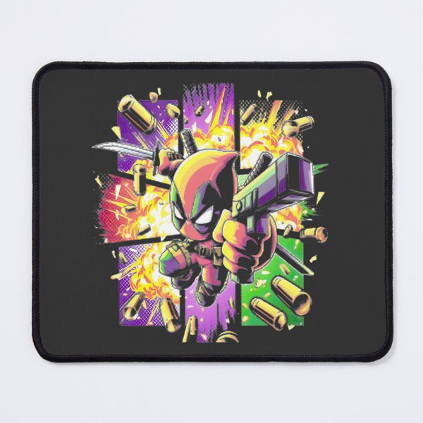 Item preview, Deadpool Explosive Comic Art - Merc With A Mouth Action Illustration ⭐⭐⭐⭐⭐ designed and sold by TheEdward.