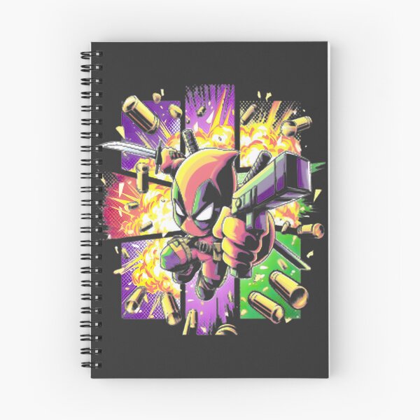 Item preview, Deadpool Explosive Comic Art - Merc With A Mouth Action Illustration ⭐⭐⭐⭐⭐ designed and sold by TheEdward.