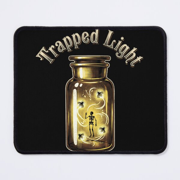 Item preview, Trapped Light Skeleton Jar Fireflies Gothic Halloween designed and sold by TeNovaStudio.