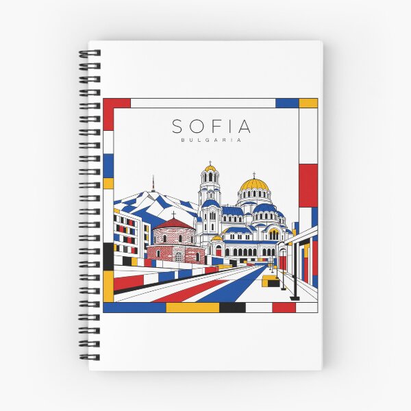 Item preview, Sofia Mondrian style poster 3D designed and sold by CMYKStudio.
