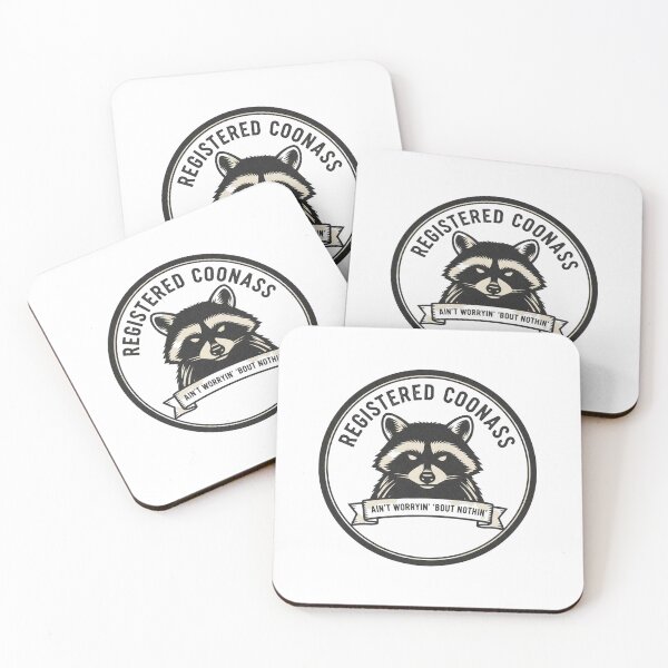 Item preview, Registered Coonass Association Sticker designed and sold by FestivityFinds.