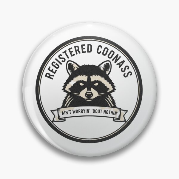 Item preview, Registered Coonass Association Sticker designed and sold by FestivityFinds.