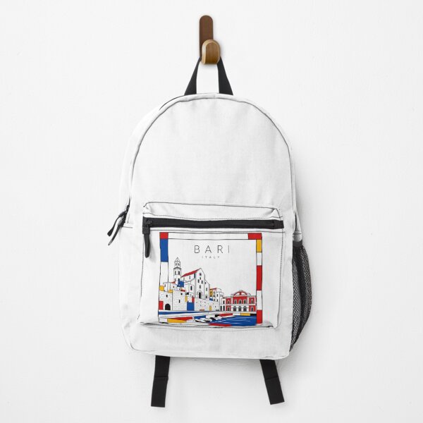 Item preview, Bari Mondrian style poster 3D designed and sold by CMYKStudio.