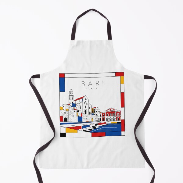 Item preview, Bari Mondrian style poster 3D designed and sold by CMYKStudio.