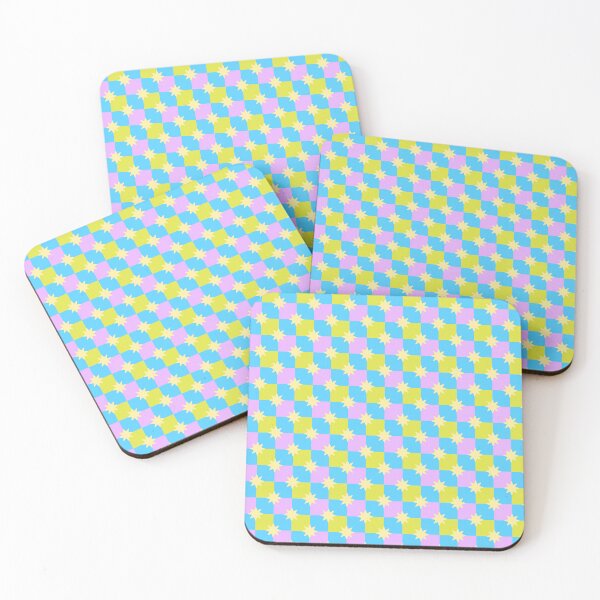 Item preview, Checkered Star Pattern Bright Pastel Colors designed and sold by Zaya_art.