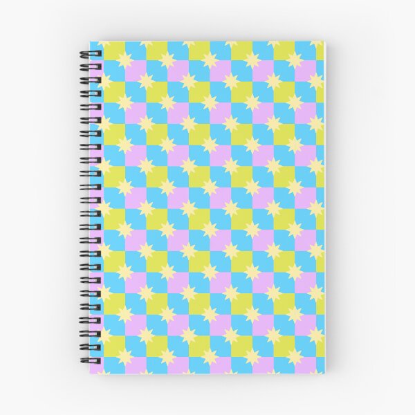 Item preview, Checkered Star Pattern Bright Pastel Colors designed and sold by Zaya_art.