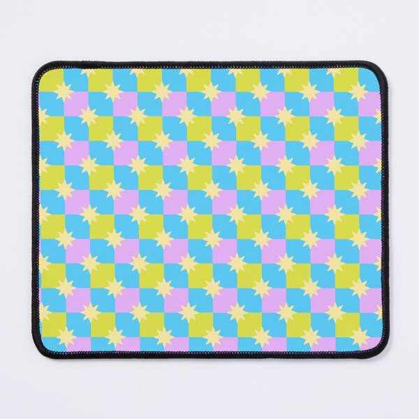 Item preview, Checkered Star Pattern Bright Pastel Colors designed and sold by Zaya_art.