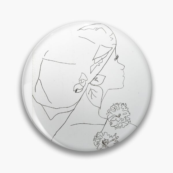 Item preview, Headscarf Woman Line Art designed and sold by Ondarella.
