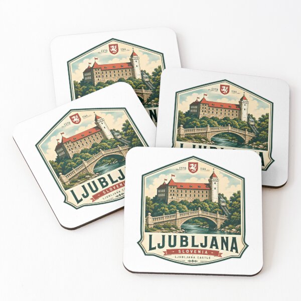 Item preview, Estd 1144 Ljubljana Slovenia Ljubljana Castle Travel Tourist Souvenir designed and sold by Simsimah26Parks.