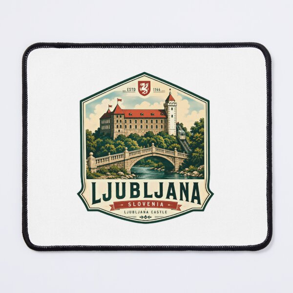 Item preview, Estd 1144 Ljubljana Slovenia Ljubljana Castle Travel Tourist Souvenir designed and sold by Simsimah26Parks.