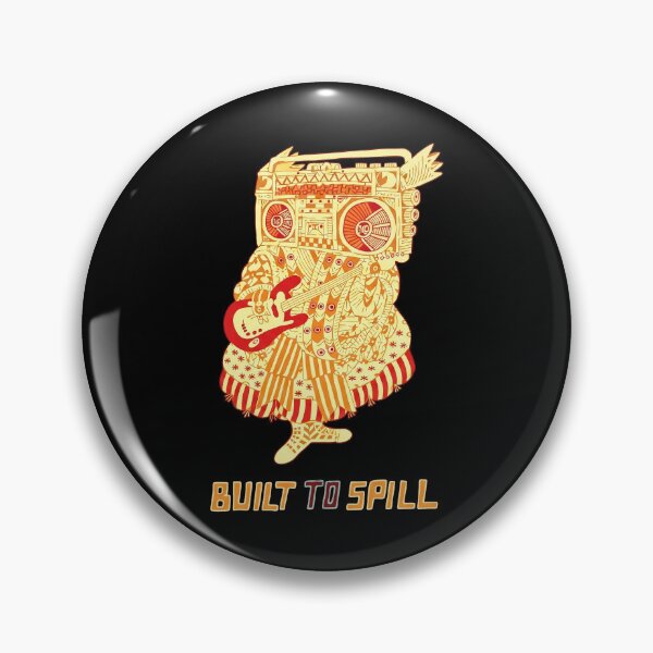 Item preview, Built To Spill Boombox Owl Playing Guitar designed and sold by weepyzumi.