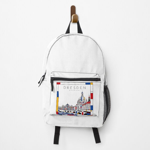 Item preview, Dresden Mondrian style poster 3D designed and sold by CMYKStudio.