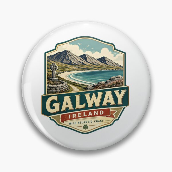 Item preview, Galway Ireland Wild Atlantic Coast Irish Heritage Vacation Travel designed and sold by Simsimah26Parks.